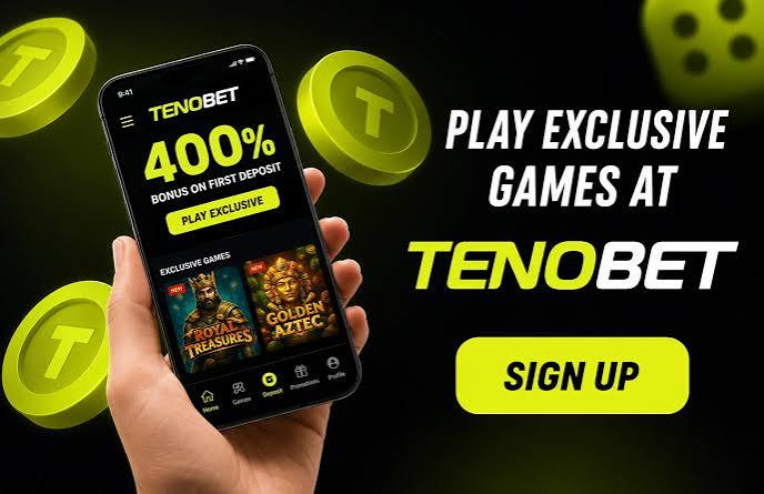 TenoBet Casino App Screenshot
